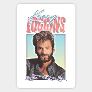 Kenny Loggins // Retro Aesthetic Fan Art Design Magnet